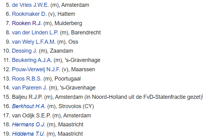 Dus nu Cliteur vertrekt in de Eerste Kamer krijgt de bij GO aangesloten Baljeu zijn zetel waardoor GO er de facto één bij krijgt. Als Otten doorschuift naar de Tweede Kamer in plaats van Hiddema, komt H.A. Berkhout voor FvD in de kamer? Wat een circus #FvD