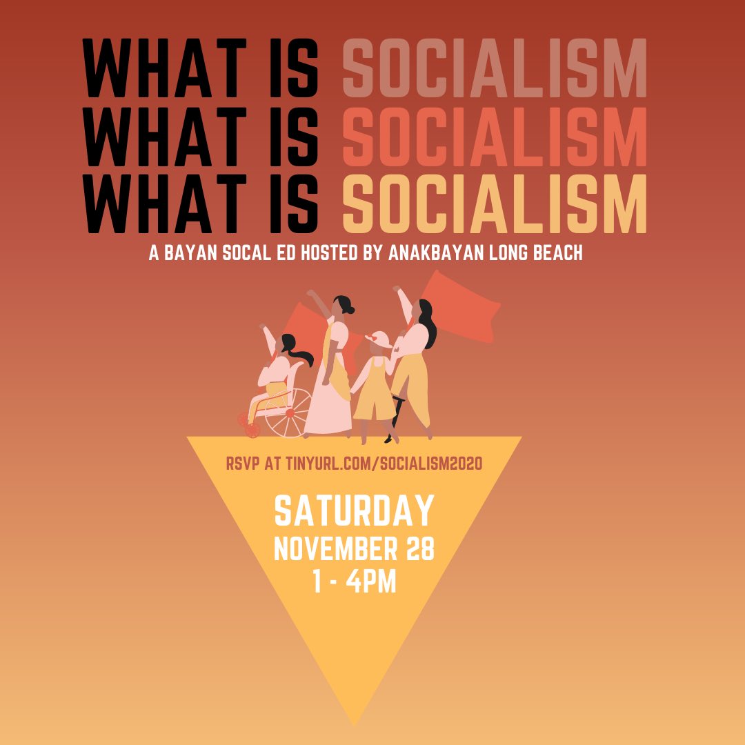 anakbayanlb's tweet photo. Join us this Saturday 11/28 for an intro to Socialism, the only alternative to the current system. In a time where feelings of hopelessness are prevalent, learn about an alternative to this rotting system and how we can work to create a future that is truly for the people! https://t.co/kdzPmgIcog