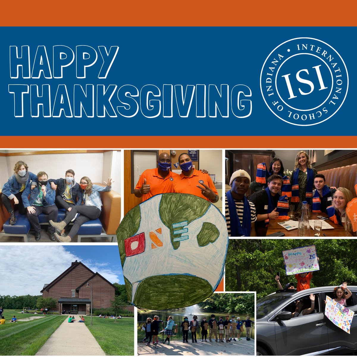 TheISIND's tweet photo. We wish our ISI community a healthy and Happy Thanksgiving!

Today, we are thankful for our resilient, diverse community that has remained strong during a year with so many changes. We are so grateful for the students, families, faculty, staff, and alumni who make us #OneISI. https://t.co/KfYO2GVzBe