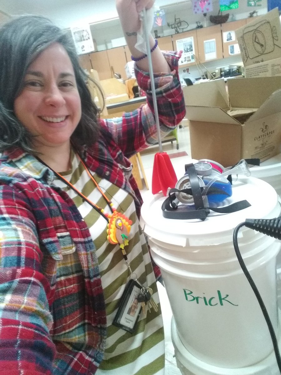 HSartWaterloo's tweet photo. Glaze is ready! Pottery, line up! https://t.co/oH3Jt2rtmP