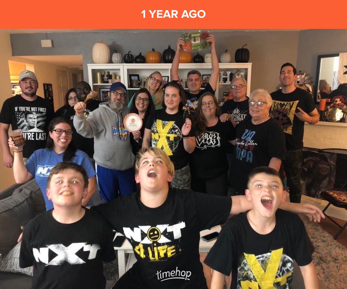 lahill122's tweet photo. Missing our #wwenxt Friendsgiving this year! 
Wear your mask 😷 and no matter what #WeAreNXT https://t.co/LVInrDDwLr