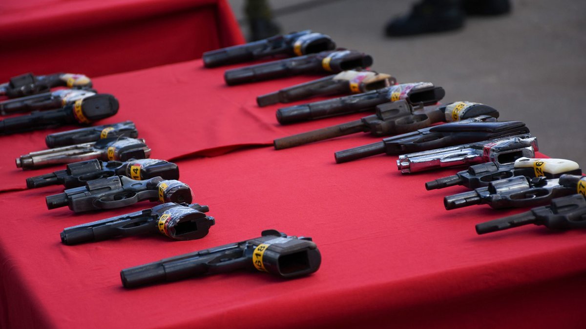En México, hay 13 millones de armas ilegales usadas por el crimen para generar violencia ow.ly/EtL830rlz5Z