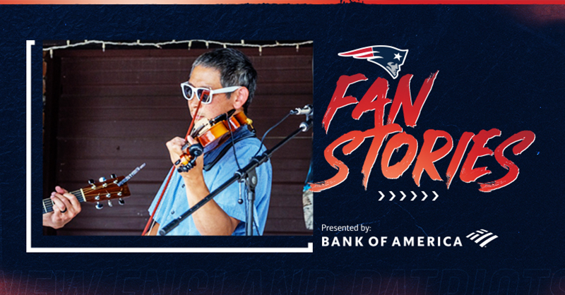 Patriots's tweet photo. When classical music and a passion for the Patriots collide.

Musician @LearnedbyDewing plays NFL-themed covers on the violin: https://t.co/8cLia1nrvv
