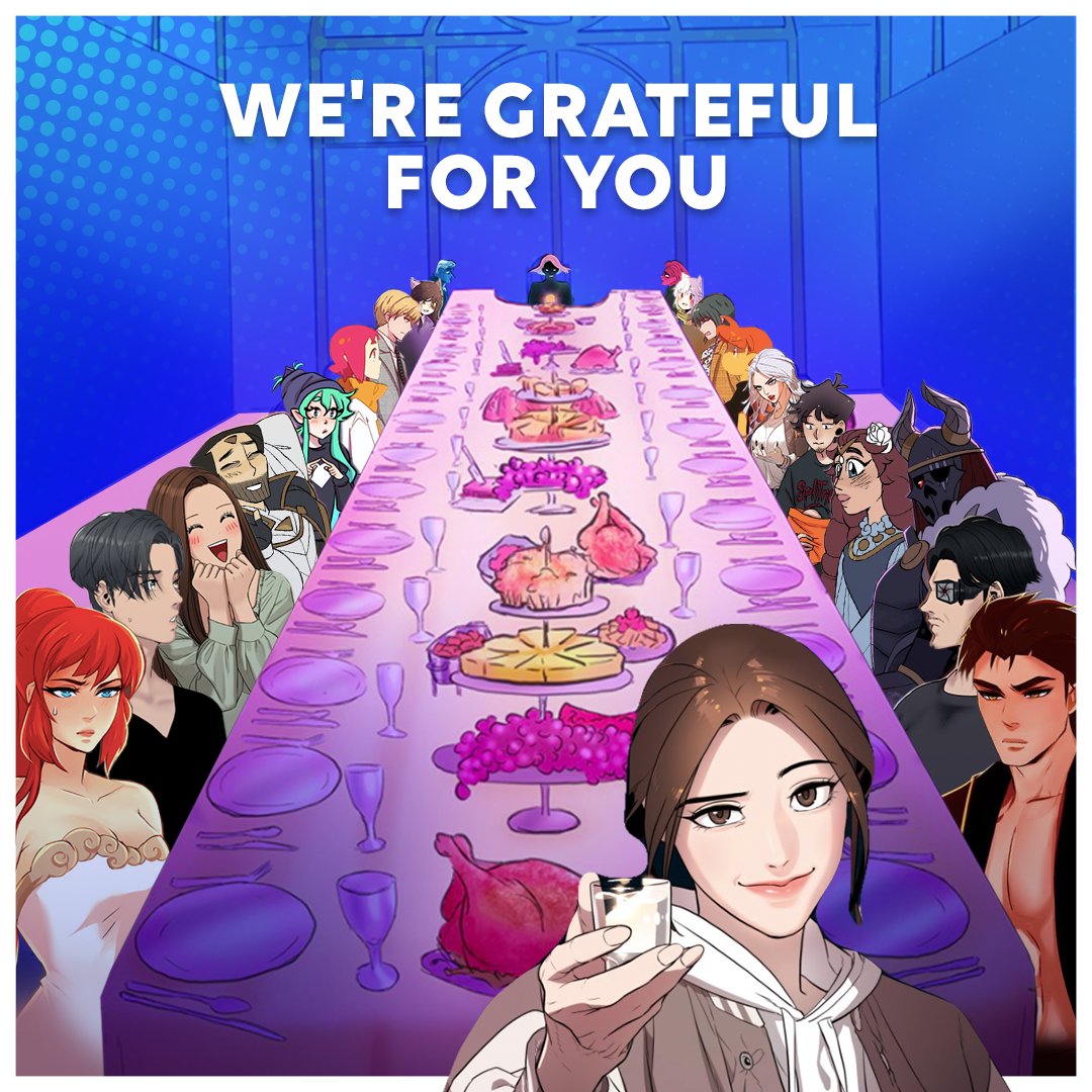 You're our fam, always. Sending out love to you today ❤️😊😋 #WEBTOON