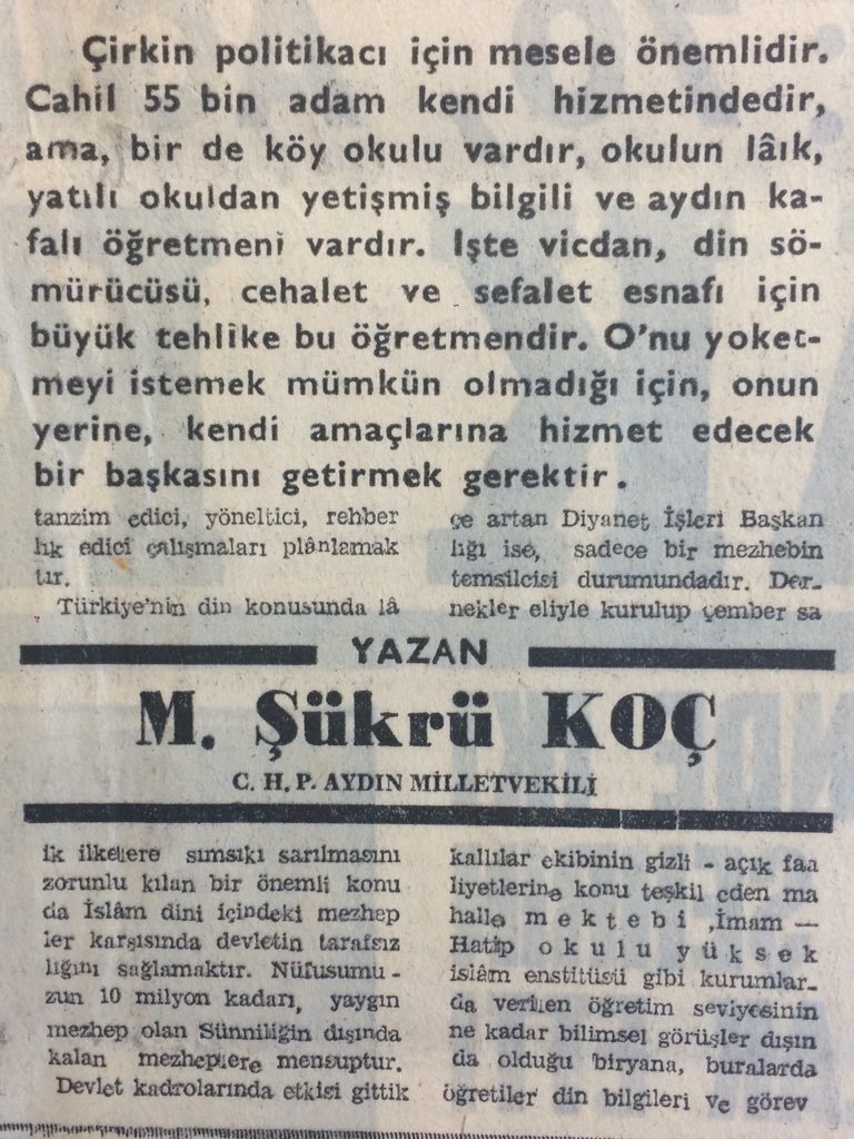 Amerika ve Avrupa üniversiteleri ve -bağlı çok uluslu şirketler,  #SelahattinYazıcıoğlu’na akıl almaz paralar teklif ediyorlar, muazzam olanaklar sunuyorlar ama o Diyarbakır’ı bırakmıyor. Bir evi ve taşlık bir tarlası var sadece. Dünya malı umurunda değilYurduna adamış kendini