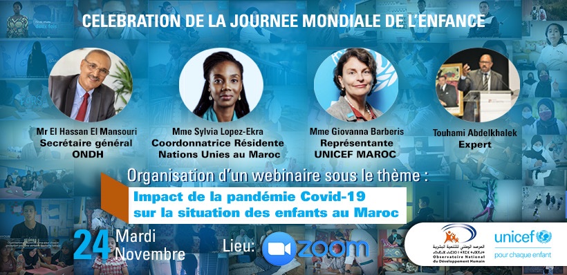 On World Children's Day, #ONDH @ObservatoireDH & @UNICEFMaroc organized: