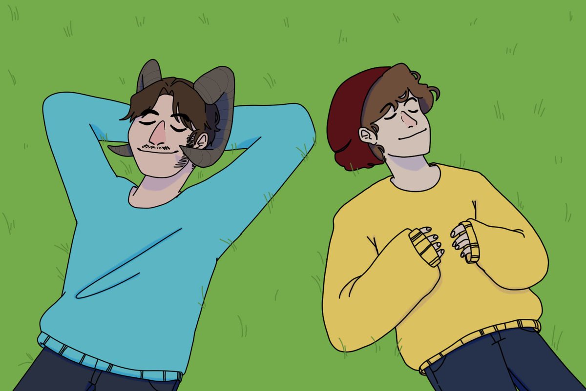 JustKiwe's tweet photo. Quick and Lazy Ghostbur and Schlatt who now get to relax a bit :) 

[#dreamsmpfanart #dreamsmp #jschlatt #wilbursoot] https://t.co/xwDvPxZc4I