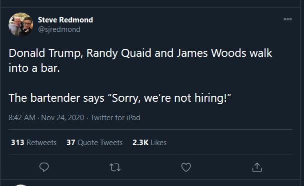 WalkToTheFire's tweet photo. @RealJamesWoods here's what the liberals talk about on twitter when they're butt hurt https://t.co/hSpRf3FCd0