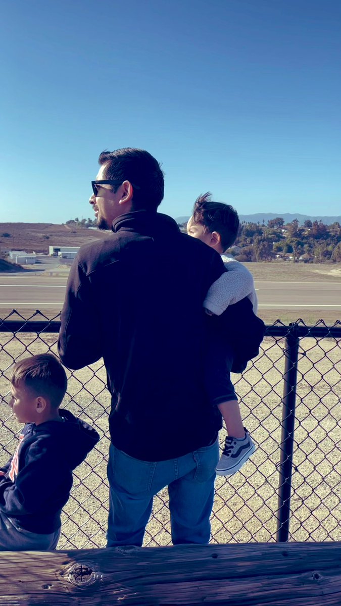 Had a little picnic at the airport today with my favorite boys!! ❤️✈️ #fallbrookairport