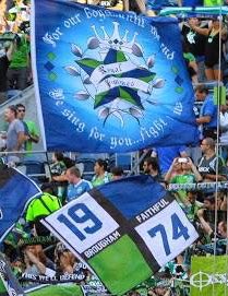 RoyalFemmes's tweet photo. We wish we could wave this in the stadium tonight. #ForOurBoys #WeSingForYou #Sounders #SoundersMatchday #BlueGirl https://t.co/i9oWA612ZB