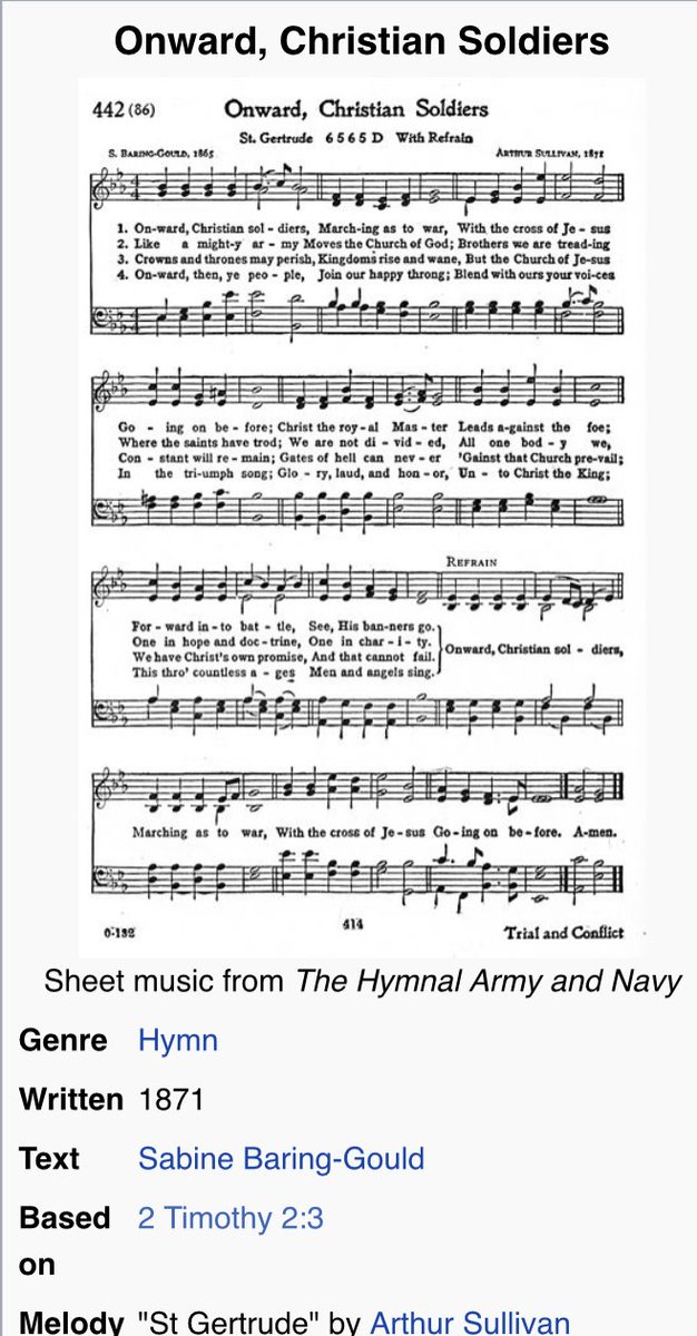Great hymn to reflect on Written in 1871 = 17 cue
