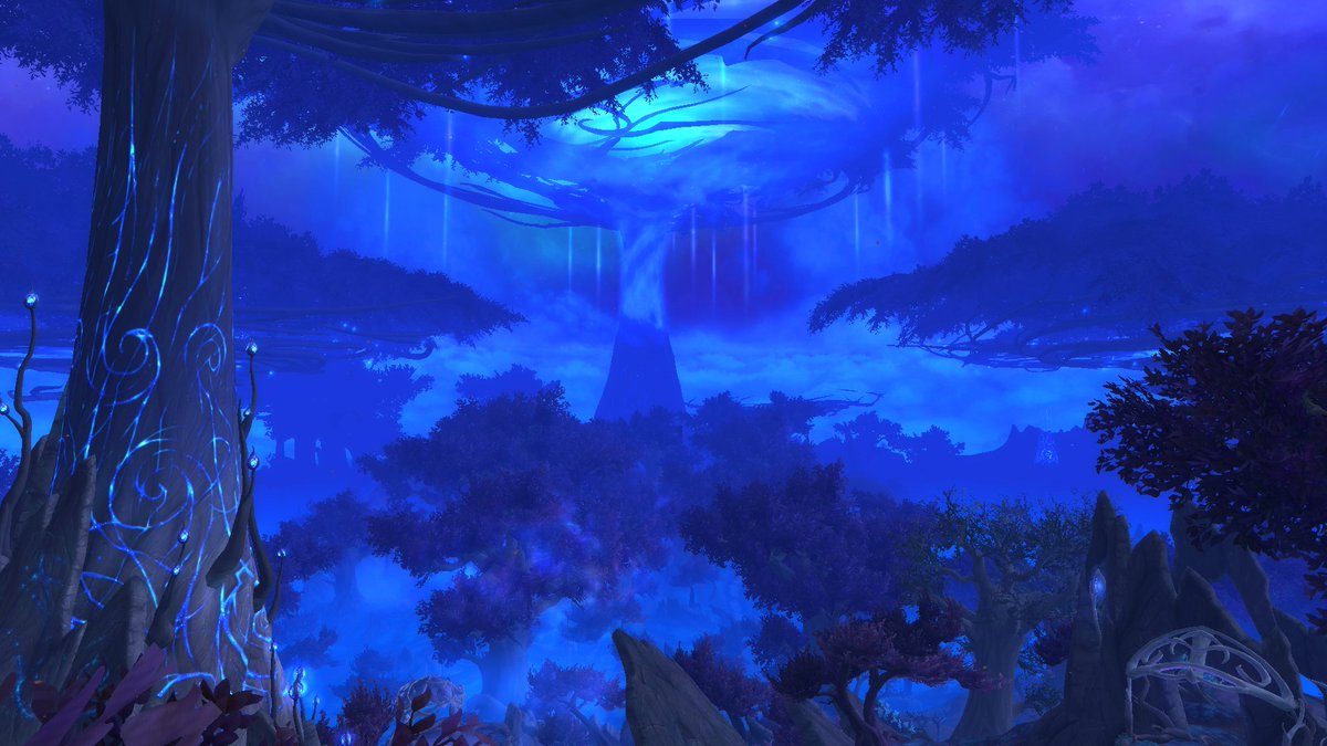 NovelteeWoW's tweet photo. I've been taking my time in Shadowlands. Spent 10 minutes heroic leaping up a tree #Warcraft #shadowlands https://t.co/hNCj0km2Jp
