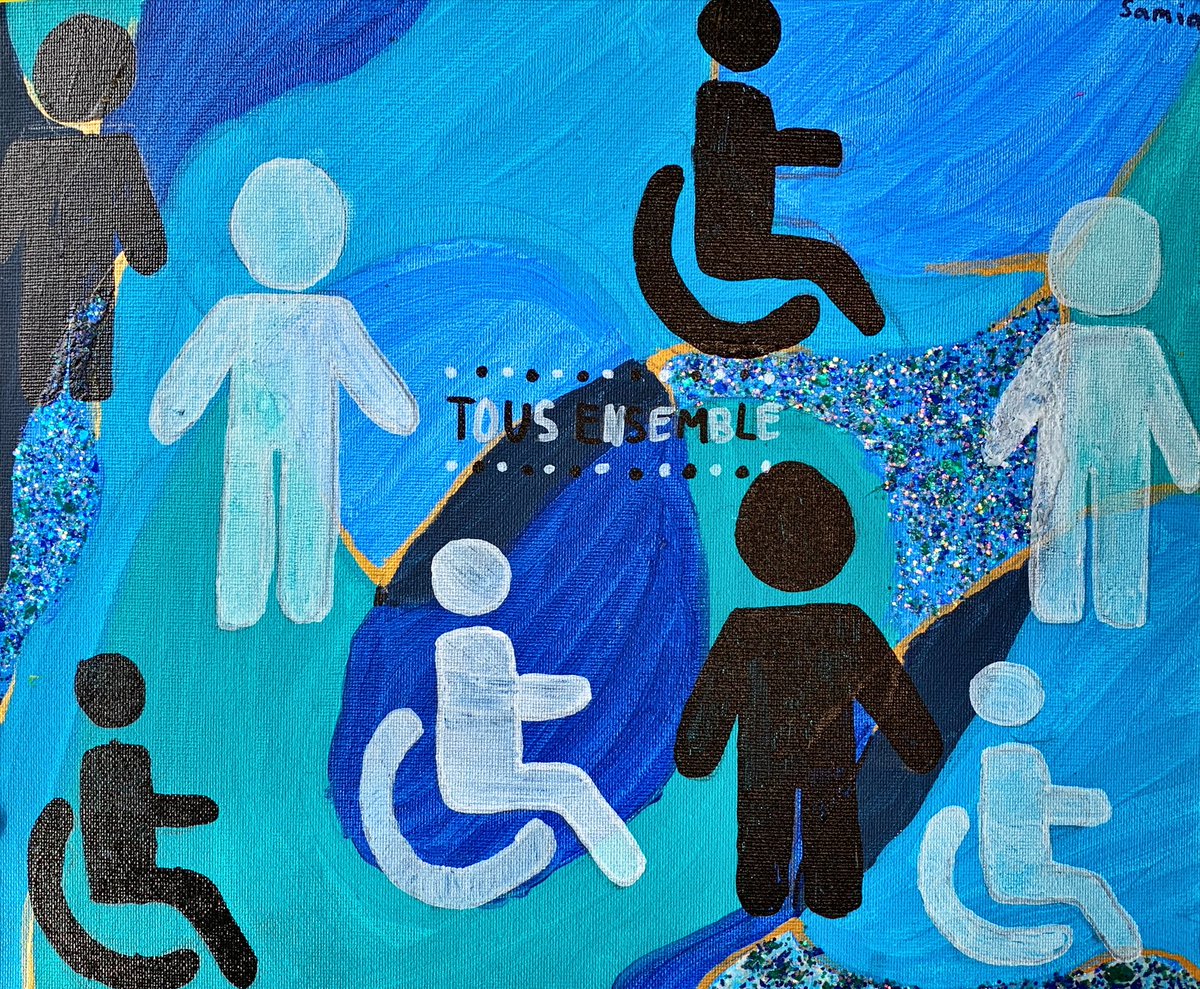 ES_DSJS's tweet photo. Les œuvres d’art de nos élèves pour contrer l’#intimidation et promouvoir l’#inclusion! Notre sélection du concours Artmonie sera dévoilée en fin de semaine! @CSViamonde @njeuganya #stopbullying #zerointimidation https://t.co/EgNk028Zvv