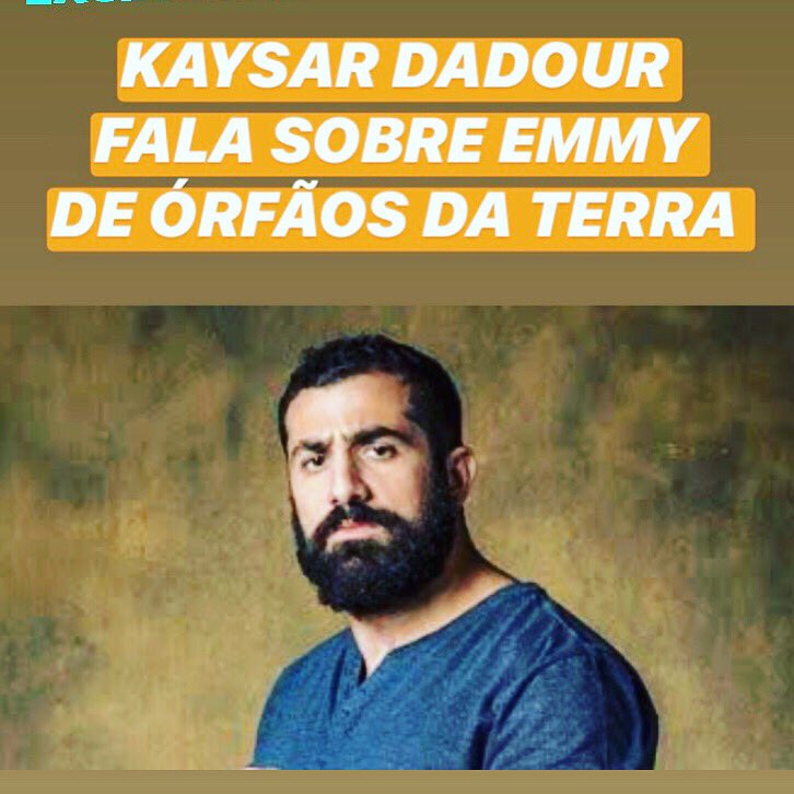 AFazenda's tweet photo. Caraco, se inscreva e veja Kaysar Dadour falando sobre o Emmy de Órfãos da Terra. https://t.co/MbDd6PtmvP @KaysarDadour @mafiakaysar #Kaysar #KaysarDadour #OrfaosDaTerra #Globo #Emmy #OBuxixo https://t.co/bWGGS5o0fF