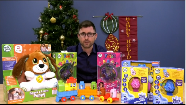 LeapFrog with helping out with families in need this holiday season with our donation to <a href="/CTVBarrieNews/">CTV News Barrie</a> Toy Mountain! 

barrie.ctvnews.ca/video?clipId=2…

@CraigMomneyCTV