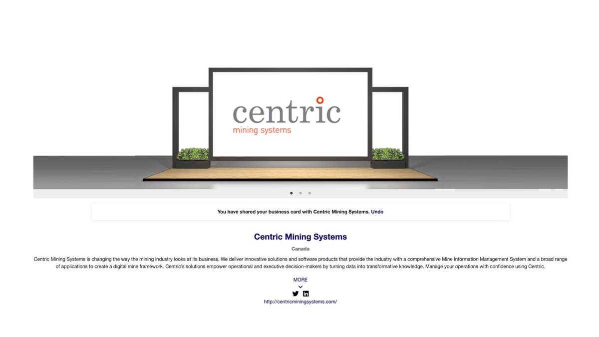 CentricMining's tweet photo. Who's attending @IMARC_Mining Virtual Conference this week? Don't forget to stop by the Centric Mining Systems virtual booth to say hi! https://t.co/mSDpTYE8CE