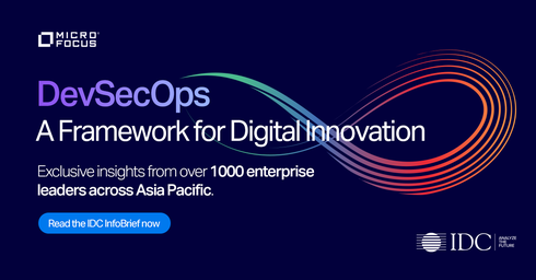JontyCollins's tweet photo. #MicroFocus releases “DevSecOps: A framework for digital innovation,” an @IDC InfoBrief featuring findings from the IDC Asia Pacific 2020 #DevSecOps Survey. Get more details: | #CyberResilience @MicroFocusSec https://t.co/EVpOMn9XFw #TeamMicroFocus https://t.co/kP88jMJ5DF