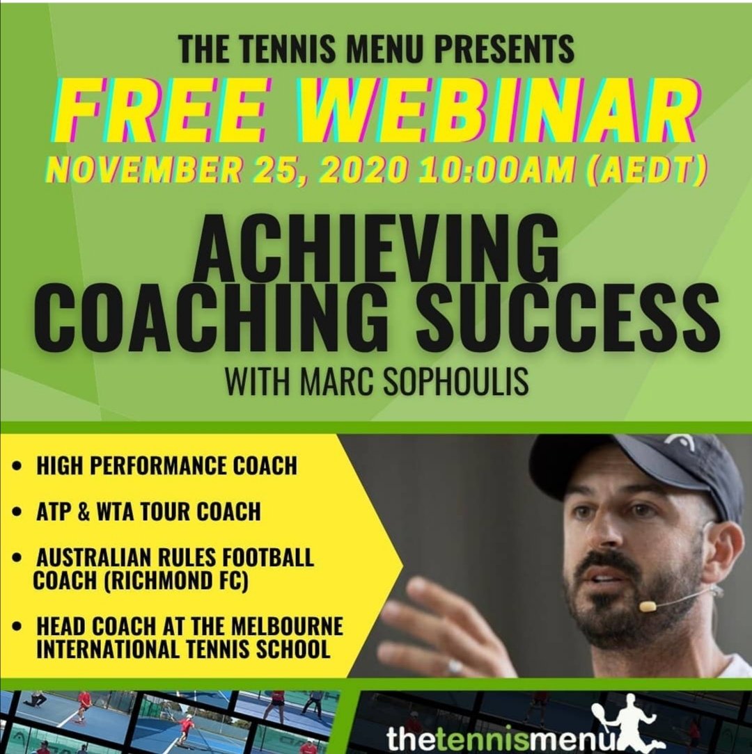 Learning from another interesting webinar. This time with coach @marcsophoulis, by @thetennismenu.
๐พ๐ง ๐ค๐ช๐โ๏ธ
#tennis #tenis #coach #coaching #thetennismemu https://t.co/gggqdrLuso