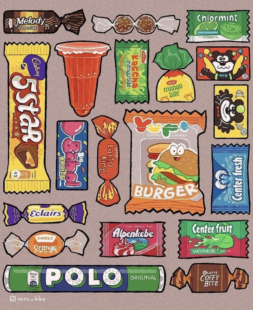 marketinggtoday's tweet photo. ‘90s kids, nostalgic enough? 😉😁
.
.
#melodykhaokhudjaanjao #melody #Cadbury5Star #marketingtoday #advertising #cadburyeclairs #bigbabol #polo #centerfresh #coffeebite #mangobite #alpenliebe #centerfruit #nostalgicads #ads #cadbury #parle @CadburyWorld @ParleFamily https://t.co/ClascMt6hy