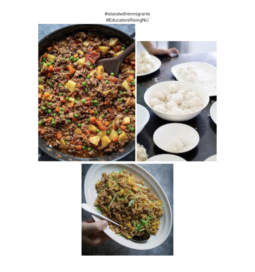 EdClubNLU's tweet photo. More food 🥘😋 thank you for your submissions and support in #istandwithimmigrants !What food traditions celebrate your heritage? Share in the comments or retweet and tag us! 
#EdRisingNLU
#FG4CStandsWithImmigrants
#WeAreNLU 
#OurFoodStories https://t.co/dkO1T8XSqs