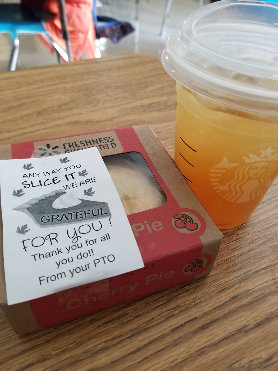 Julie Craig (@juliecraigccps) on Twitter photo Today, I was really thankful to see the Woot Woot Wagon. Big thanks PTO & admin! <a href="/BrianCamposCCPS/">Brian Campos</a> <a href="/CrenshawCards/">Crenshaw Elementary</a>
Pie & cider made for a perfect morning treat. Today, I was really thankful to see the Woot Woot Wagon. Big thanks PTO & admin! <a href="/BrianCamposCCPS/">Brian Campos</a> <a href="/CrenshawCards/">Crenshaw Elementary</a>
Pie & cider made for a perfect morning treat.