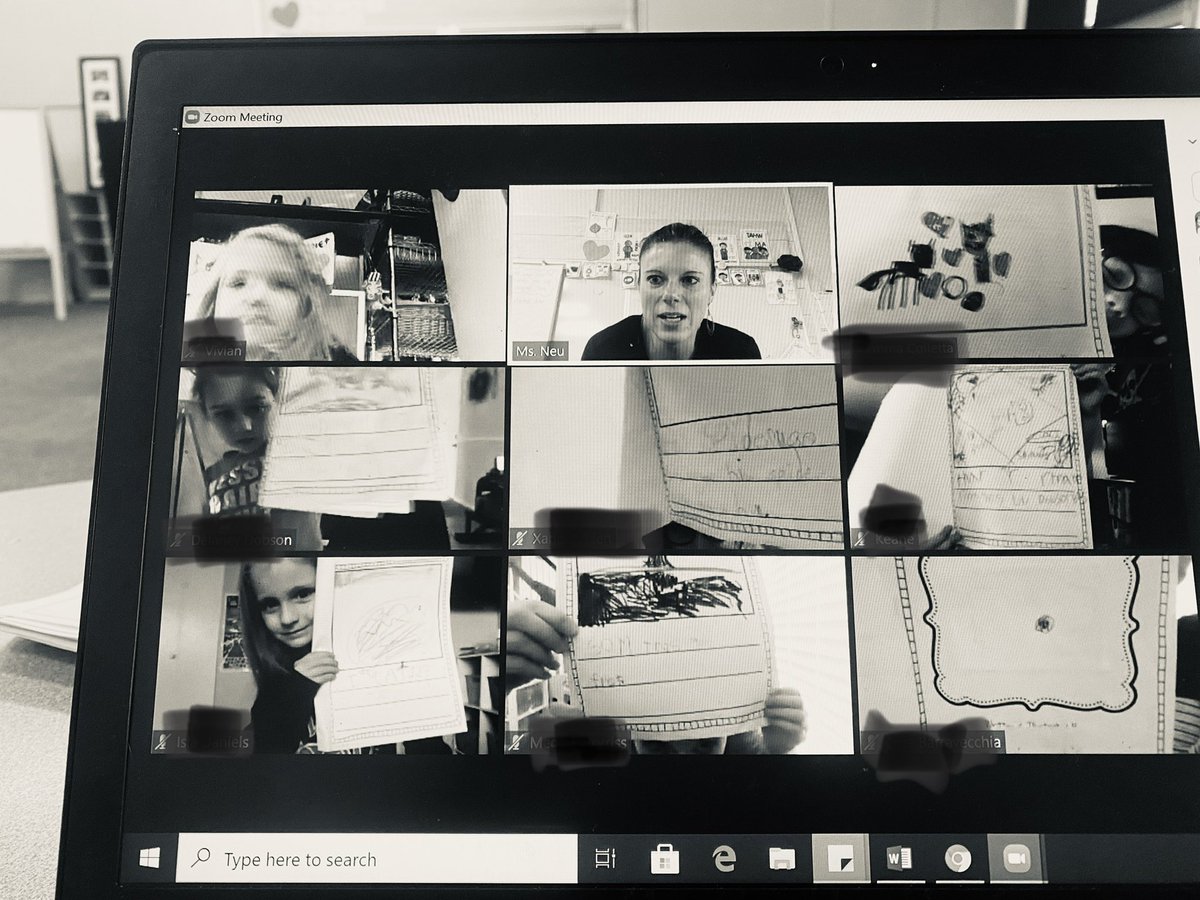 mschristyneu's tweet photo. I never thought I���d fall in love w/ #remoteteaching but I have. The kids, their perseverance, our collective resilience, &amp; the family relationships. Yes, that’s what’s powerful-connections! Connecting through each others’ home life is quite powerful. #hiltoncsd #kinders #thankful https://t.co/hIfGa6uSXn