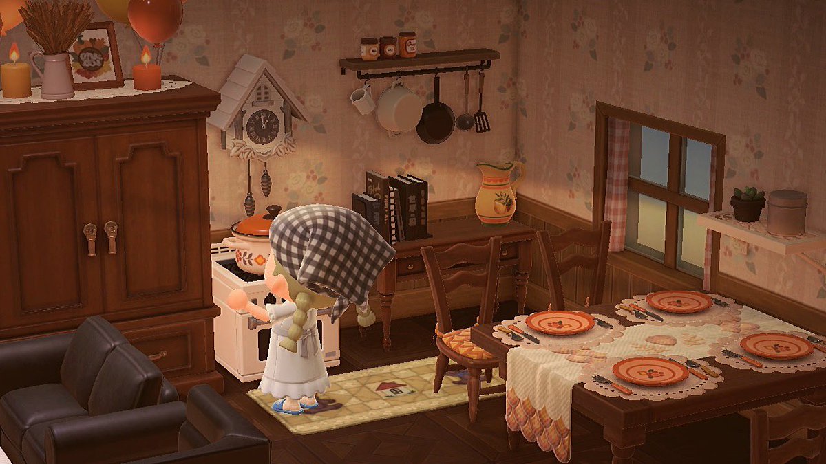 kkhatsunemiku's tweet photo. // acnh turkey day spoilers

🌾🍲🧄grandma’s house 🦃🧅🍂

        — #acnh #animalcrossing https://t.co/lwY3nHiVqD