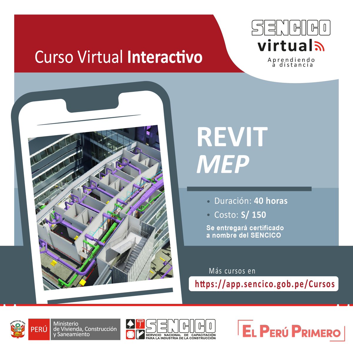 Desempéñate como proyectista o editor CAD 👷♂️
Trabaja en #instalaciones mecánicas, #eléctricas y/o sanitarias en #edificaciones de viviendas.🏘️
Conoce más. https://t.co/WcyJezkARb
➡️Sede Los Olivos inicia 26/noviembre/2020
Inscríbete.👉 https://t.co/UPMOYTVU8k https://t.co/drHK23nut5