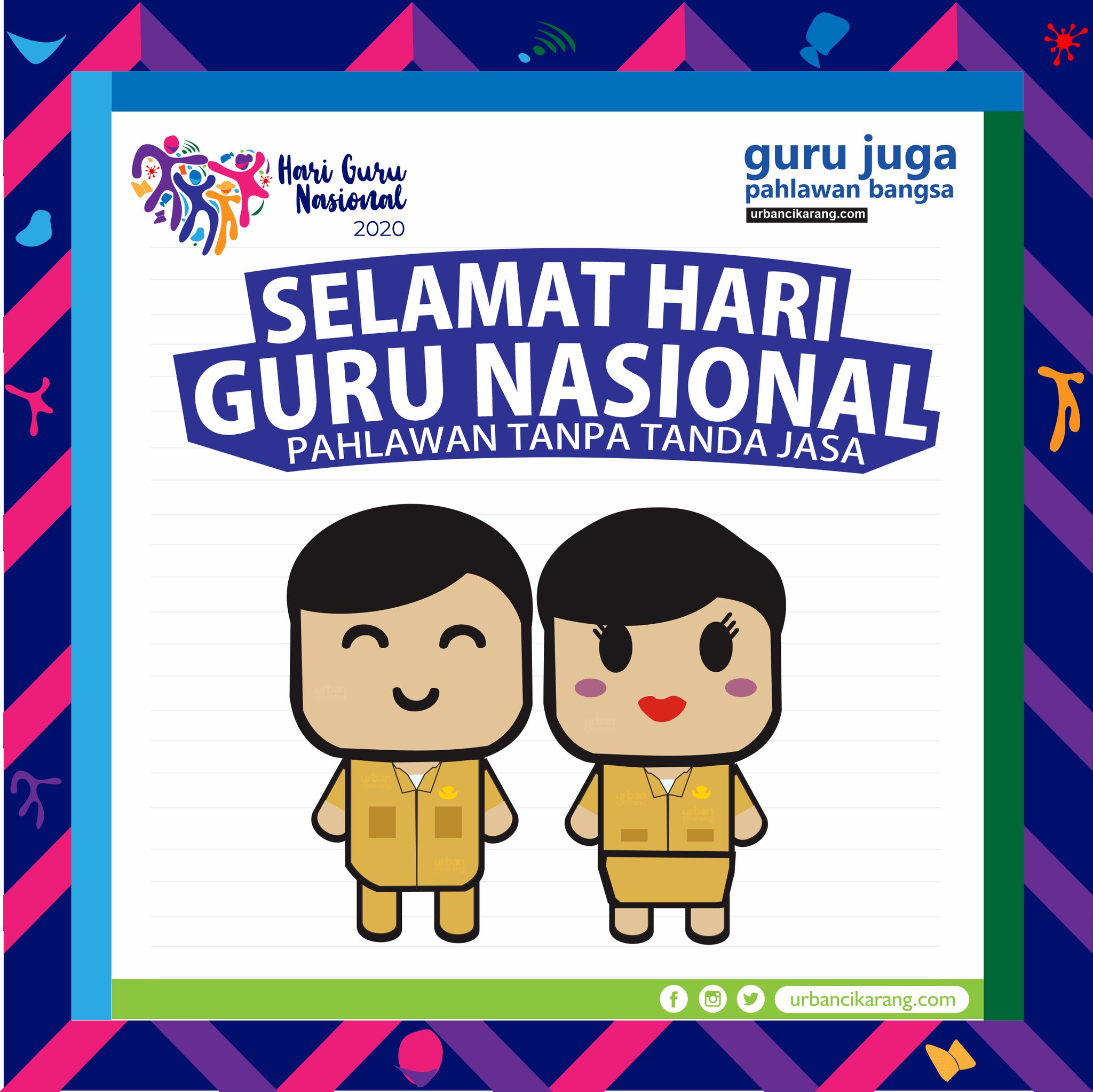 URBANCIKARANGCOM On Twitter Hari Guru Nasional 2020 Guru Juga Pahlawan Bangsa Hariguru Bekasi