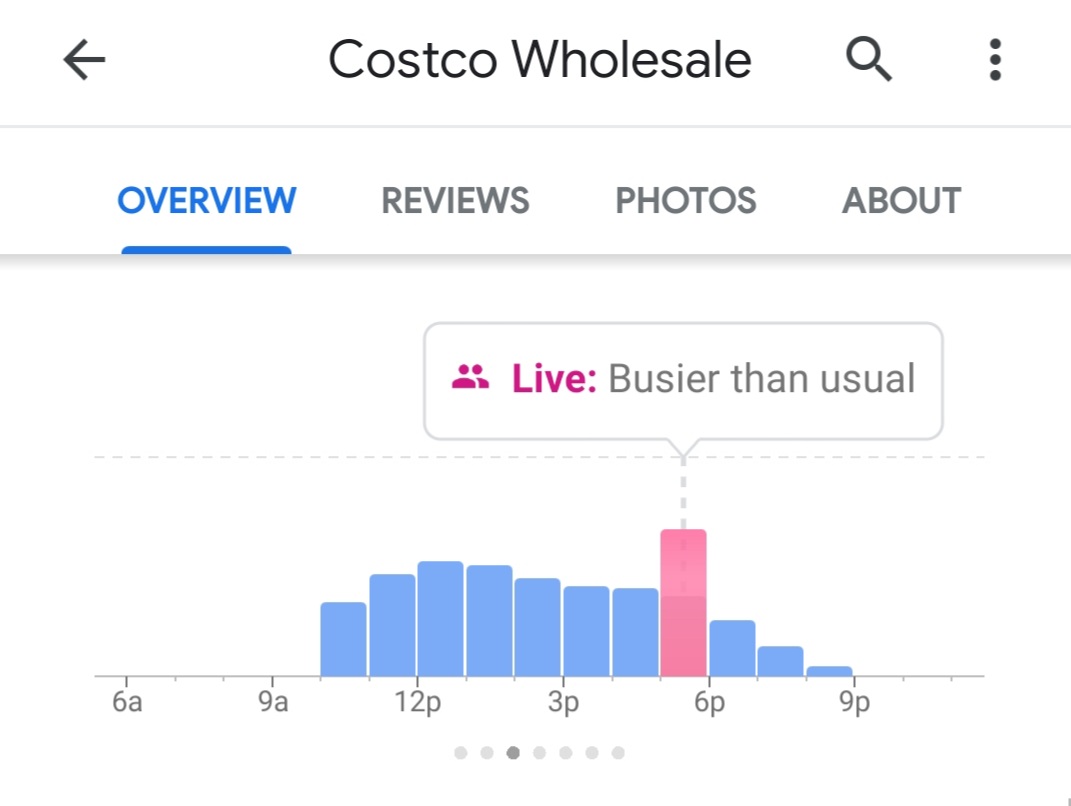 I need to go to this hell hole tonight or tomorrow. This Google feature in real time is pretty great. Thinking I should go tonight and be done rather than day time tomorrow.