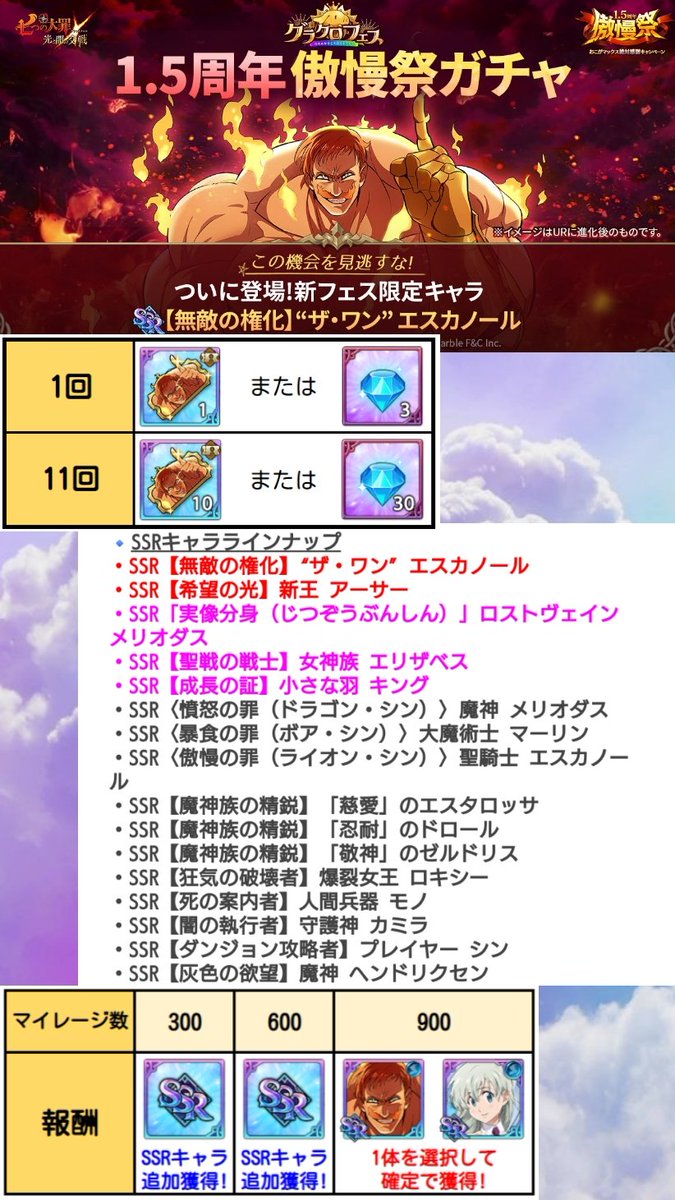 強奪のおっくん アプデ情報強奪 スナッチ 1 5周年 傲慢祭 新キャラ 無敵の権化 ザ ワン エスカノール 希望の光 新王 アーサー 傲慢祭ガチャ フェスカノールコス 天上天下唯我独尊 ホークパス Spミッション Spレシピ その他 強奪のおっくん アプデ情報強奪 スナッチ 1 5周年 傲慢祭 新キャラ 無敵の権化 ザ ワン エスカノール 希望の光 新王 アーサー 傲慢祭ガチャ フェスカノールコス 天上天下唯我独尊 ホークパス Spミッション Spレシピ その他