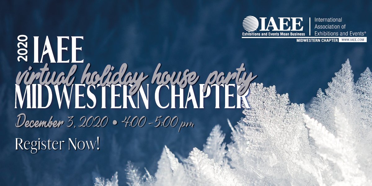IAEEMWC's tweet photo. You're invited to @IAEEMWC Virtual Holiday House Party. Move around the different rooms of the virtual house and join us for fun room activities, plus a game of trivia with GIFT CARD giveaways! No cost to attend but registration required. Register today! https://t.co/r4lgzESg9m https://t.co/zoJz1Rx7sI
