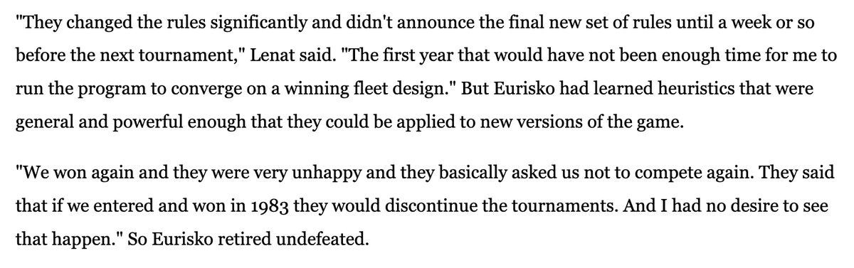 One task is to beat Eurisko at Trillion Credit Squadron. In fact, Doug Lenat is probably the James Halliday of the book.