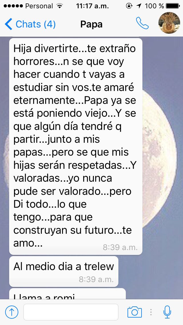 GuadaParadaahc's tweet photo. Tengo chats de hace años, no paro de leerlos y sentirte cerca. Te amare por siempre ❤️ https://t.co/W5gtHKQzR4