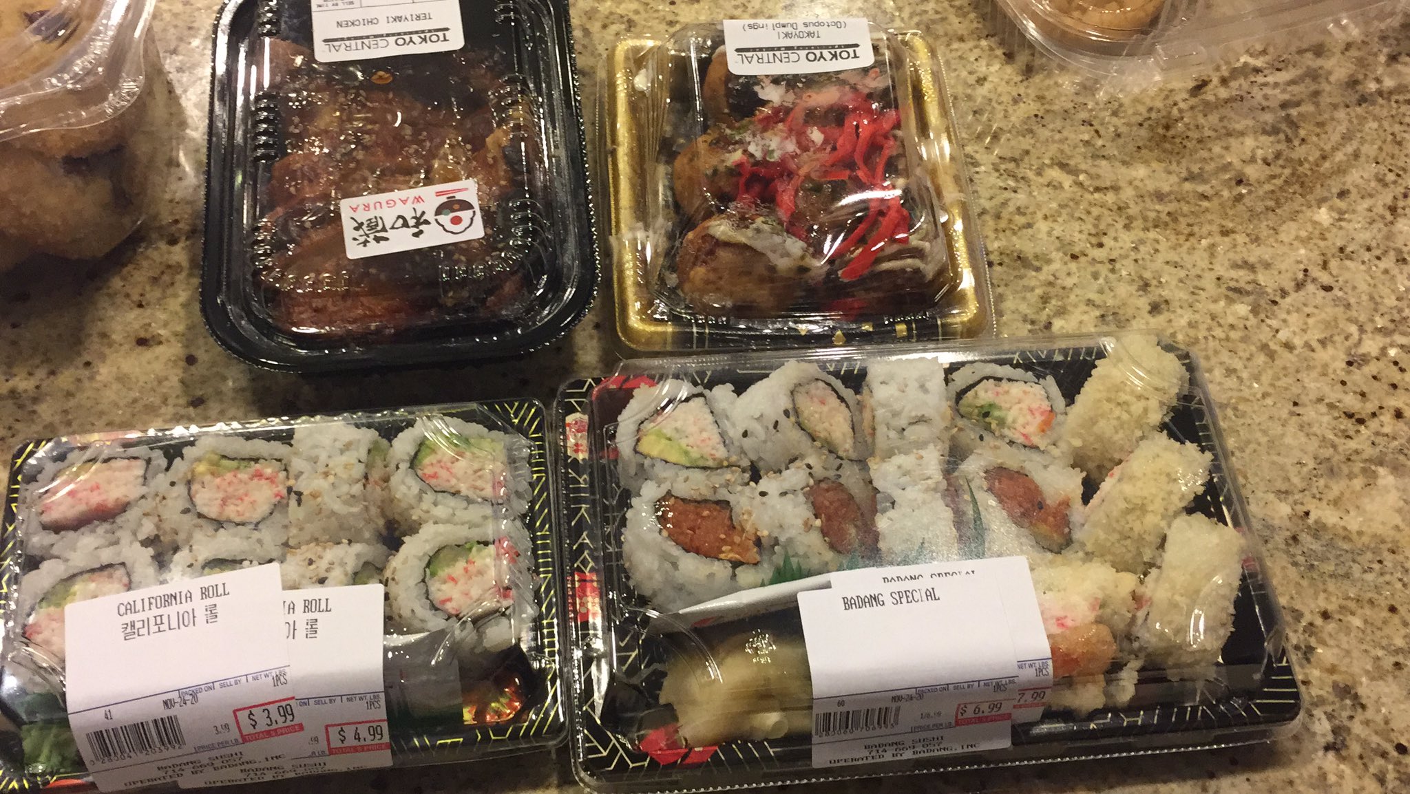 yay sushi! 