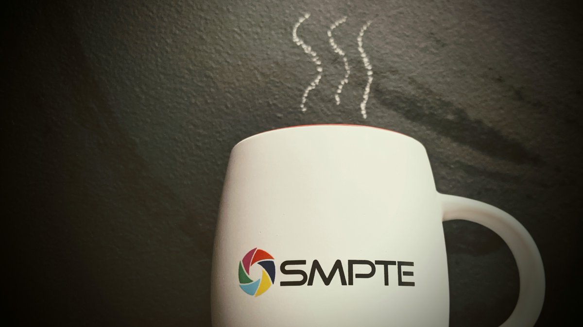 jbstu's tweet photo. Great start to a week of thankfulness. @smpteconnect, thanks for the mug. Tea and white papers for days! #smptepeople https://t.co/CZBjZteRBy