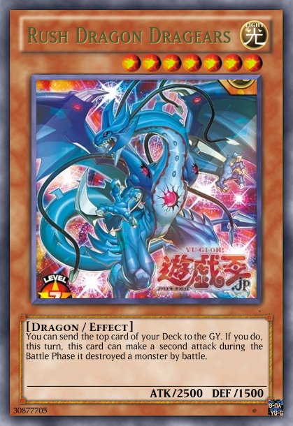There's a lot of hate on Sevens - one of the critic I often read is that  Sevens cards look childish. I quite disagree, so I turned some Rush Duel  cards into