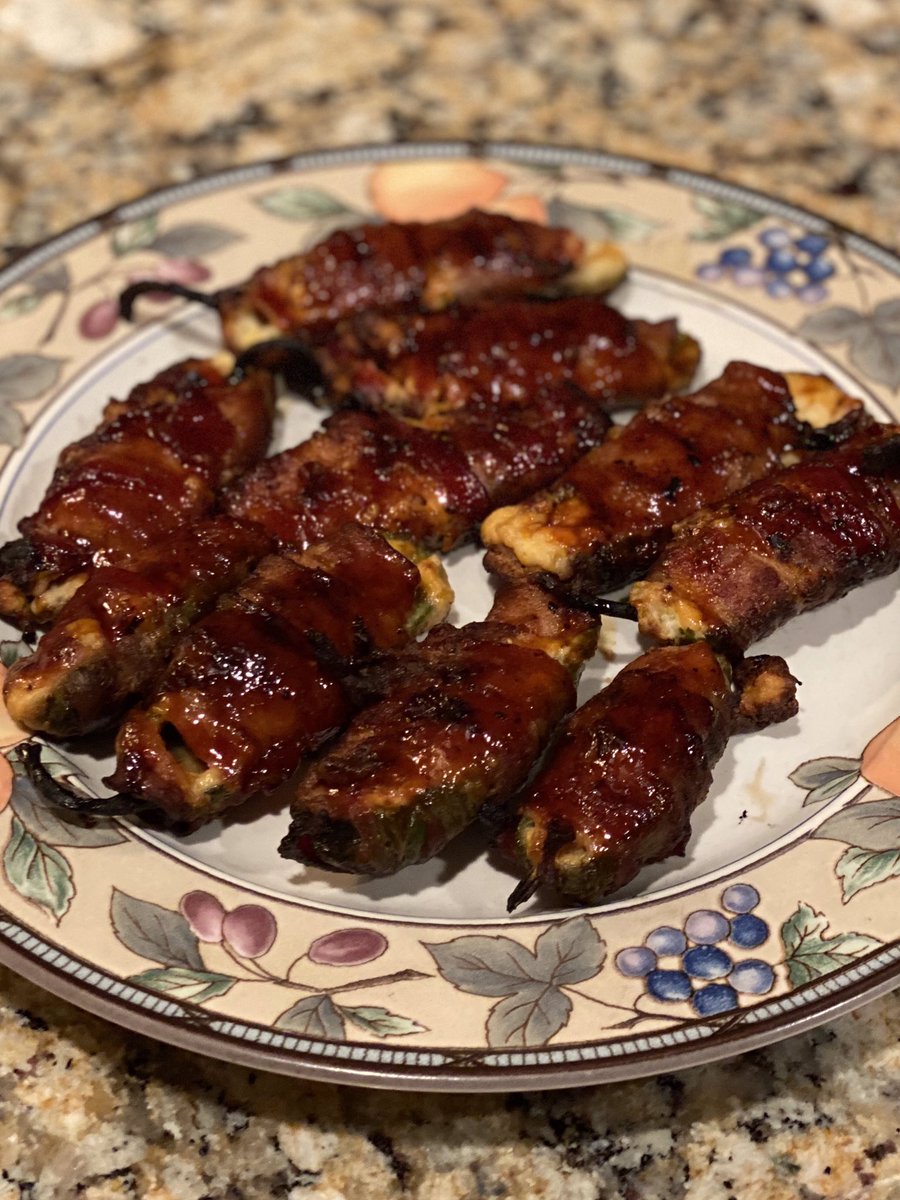 wstrbbq's tweet photo. Nothing like a delicious ABT!! Glad I got one before my kids devoured them 🤣. Glazed with The BBQ Sauce @HowToBBQRight #heat #spice #bacon #flavor https://t.co/VzIJAvAHxB