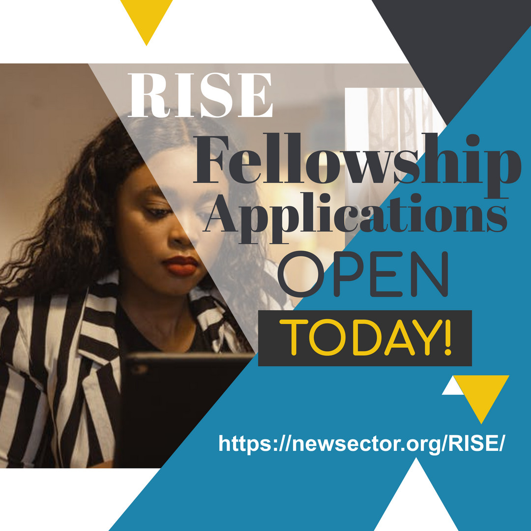 NewSector's tweet photo. RISE #fellows build leadership &amp; professional skills, gain a solid understanding of how #nonprofit &amp; mission-driven orgs. function, engage in #mentoring relationships &amp; #networking, &amp; cultivate a #growthmindset. Applications open. Apply today! https://t.co/Eoq8ZEsgv0  
#intern https://t.co/i83KZThb67