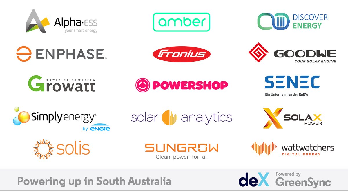 We’re thrilled to announce a new project supported by <a href="/DEM_sagov/">DEM_sagov</a>, in partnership with 11 smart tech vendors &amp; 4 leading electricity retailers. GreenSync's deX brings these smart devices and retailer VPPs together, unlocking more value for households. greensync.com/news/greensync…