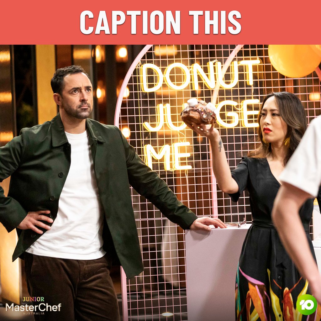 Doughnut worry...be happy! 🤩  What have you got?👇 #JrMasterChefAU