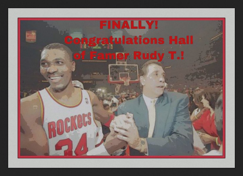 Happy Birthday to NBA Champion and Hall of Fame coach Rudy Tomjanovich! 