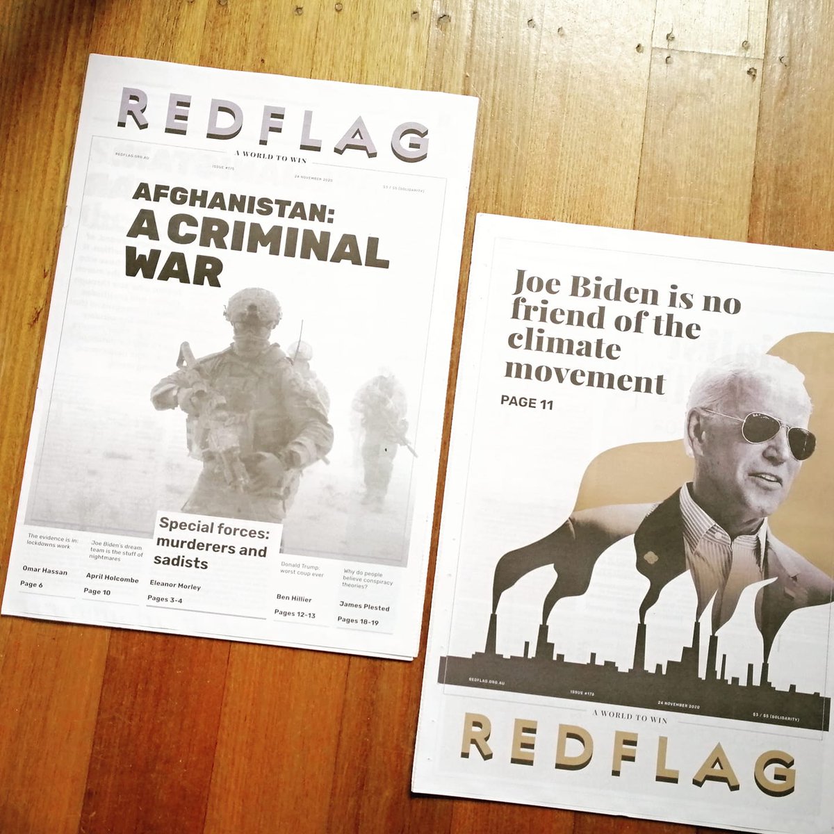 redflag_soc's tweet photo. Issue 175 of Red Flag is out now. Support Australia's voice of resistance. Subscribe today at https://t.co/VhUnoe1yy8 at get yours delivered to your door. https://t.co/hKttq1zXe4