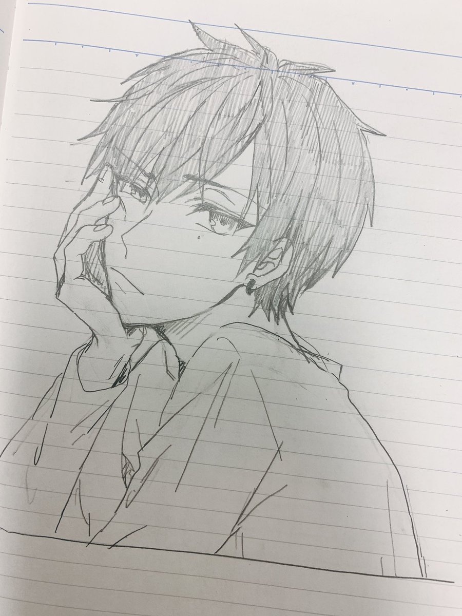 講義、前聞いたやつだったし寝ないために落書きしてた(笑) 