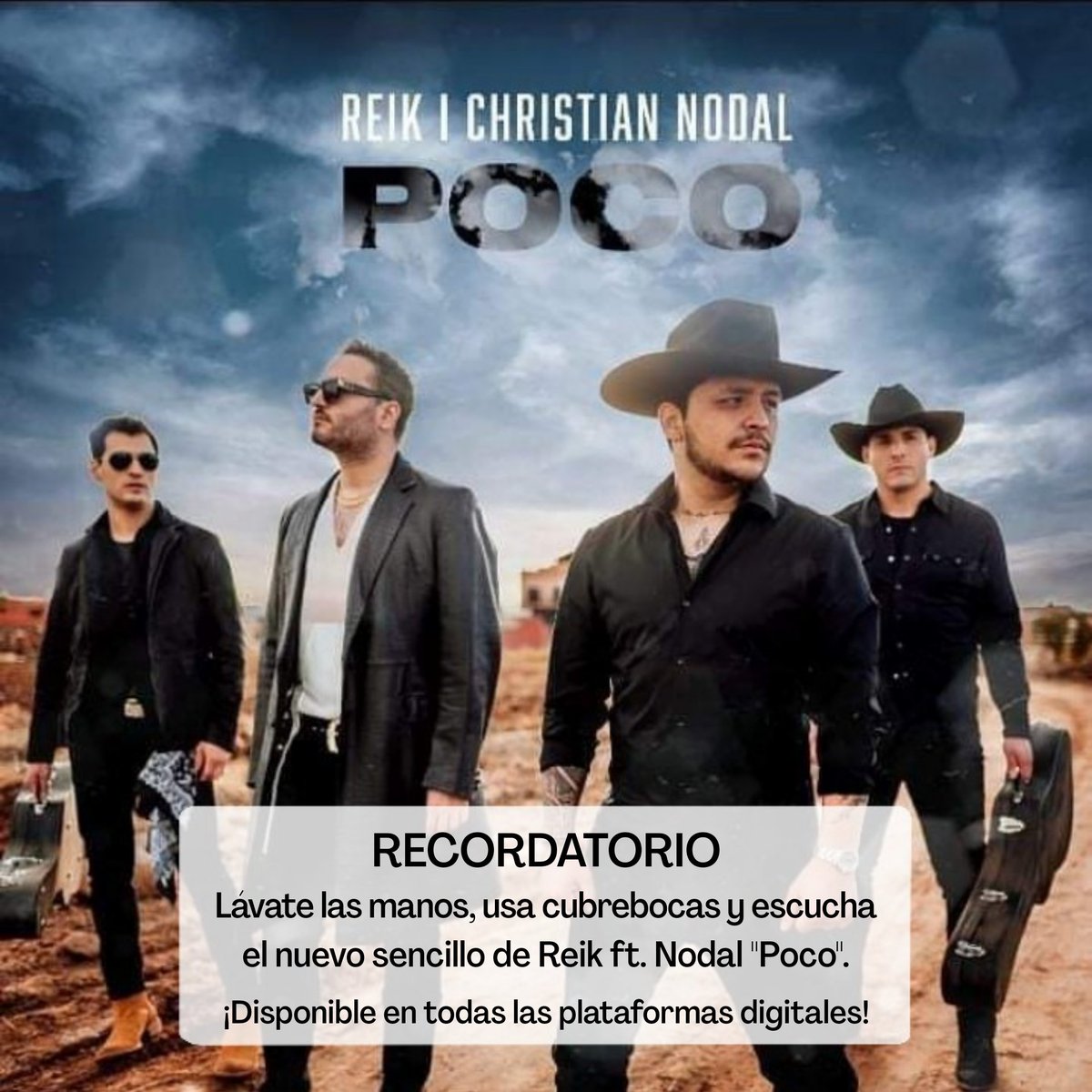 reikmyworld's tweet photo. No está de más recordarles.
.
.
REIK FT NODAL #poco #HaceFaltaPoco https://t.co/hRVQeaflht