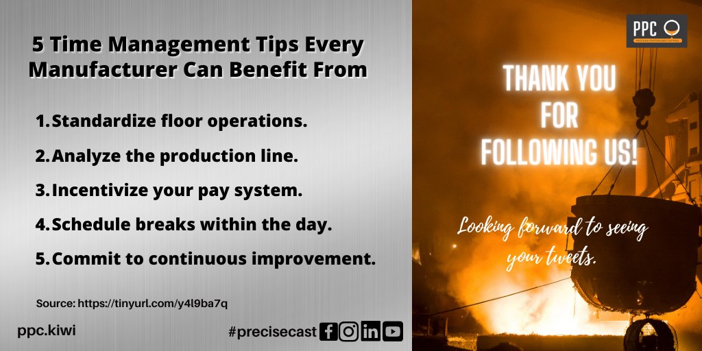 PrecisPerfCast's tweet photo. Time for some #Tips for today! A big thanks for connecting with us everyone! Have a great day!
@AlarmLoveScien1 @Aimedieu3 @Yasin78325200 @qadir_prof @warehousity @JamesKalimanzi1 @Eliotmoov @housekeeplondon @ucONnectpro
#Wednesday #manufacturing #manufacturers #precisecast https://t.co/kqQGdVm8XR