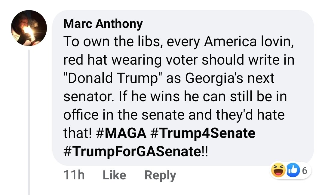 MarcWatkinsEsq's tweet image. I said the SAME thing this mornin!
#Trump4Senate #WriteTrumpIn #Trump4GASenate #Trump4USSenate #MAGA #OwnTheLibs #PissOffTheLibs #MAGA #MAGA2020 #TrumpVictory