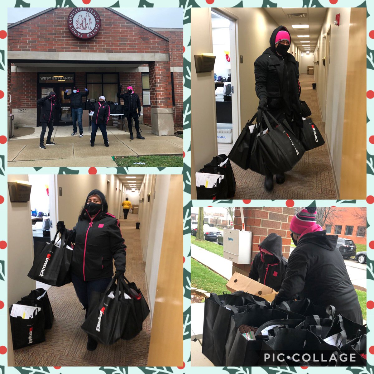 Today @TmobileTruckCHI was honored to #giveback. We partnered with Family Christian Health Center and helped pass out 50 Turkey 🦃 Bags to those in Need. Huge shout out to my team to deliver in the cold/rain! You guys rock! #wearewithyou #communitygiveback #trucklife