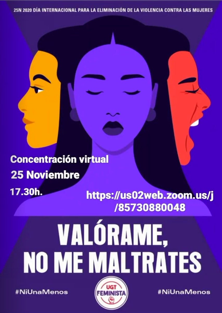 Tu_HacesUGT's tweet photo. #25N2020
#NiUnaMenos https://t.co/XozuBXakFa