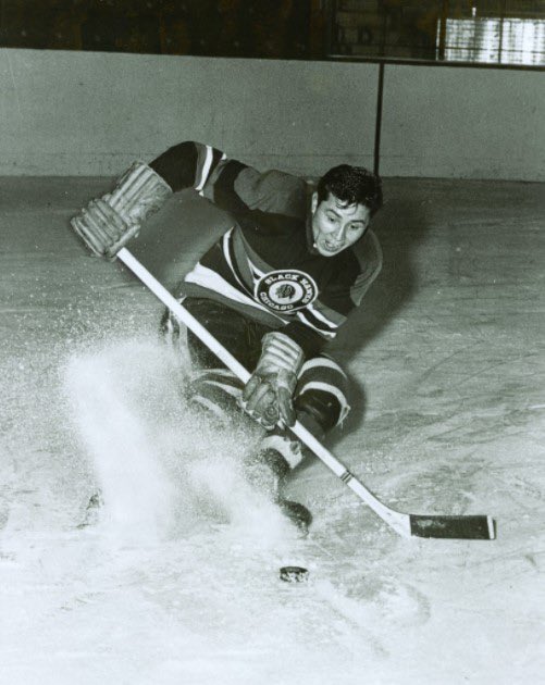 Our prayers, and most sincere sympathies go out to the family and friends of Fred Sasakamoose—NHL trailblazer, hero, legend, leader, remarkable Elder, 2017 #SaskPolytech Honorary Diploma recipient, and friend to so many. He will be dearly missed; his legacy and impact live on.